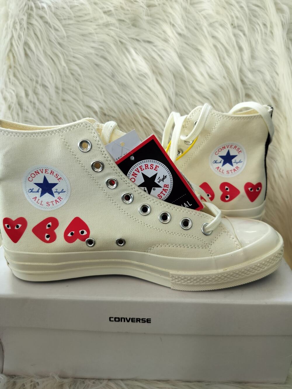 6103)Converse Play des Garcons Chuck Taylor 70 Hi Top All Star Unisex US M8/W10